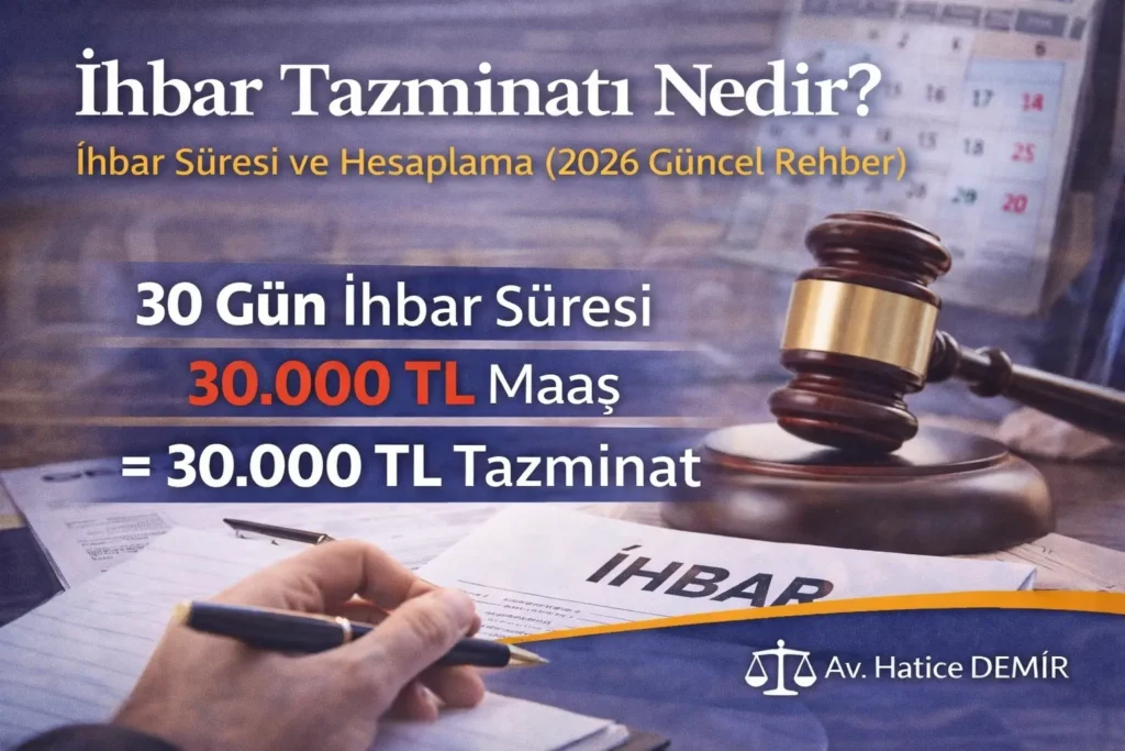 ihbar tazminatı nedir